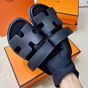 Kitlife Hermes Chypre Sandals Full Black - 5