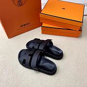 Kitlife Hermes Chypre Sandals Full Black - 4