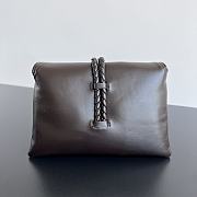 Kitlife Bottega Veneta Small Liberta Bag Dark Brown 806030 27.5x16x6cm - 4