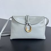 Kitlife Bottega Veneta Small Liberta Bag Grey 806030 27.5x16x6cm - 1