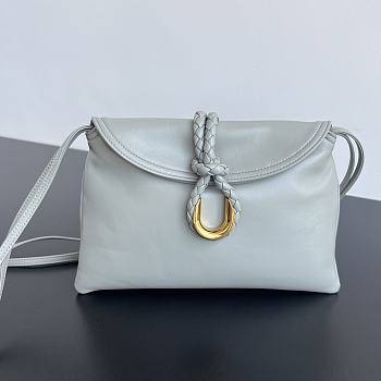 Kitlife Bottega Veneta Small Liberta Bag Grey 806030 27.5x16x6cm