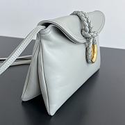 Kitlife Bottega Veneta Small Liberta Bag Grey 806030 27.5x16x6cm - 6
