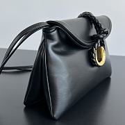 Kitlife Bottega Veneta Small Liberta Bag Black 806030 27.5x16x6cm  - 2