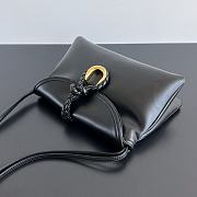 Kitlife Bottega Veneta Small Liberta Bag Black 806030 27.5x16x6cm  - 3