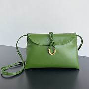 Kitlife Bottega Veneta Small Liberta Bag Green 806030 27.5x16x6cm - 1