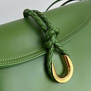 Kitlife Bottega Veneta Small Liberta Bag Green 806030 27.5x16x6cm - 5