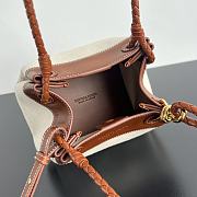Kitlife Bottega Veneta Parachute Small Bag in Natural 826220 21x17x16cm - 5