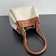 Kitlife Bottega Veneta Parachute Small Bag in Natural 826220 21x17x16cm - 3