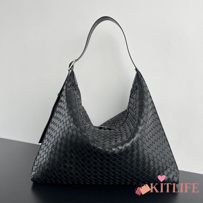 Kitlife Bottega Veneta Large Traveler Bag Black 806976 58x46x10cm - 1