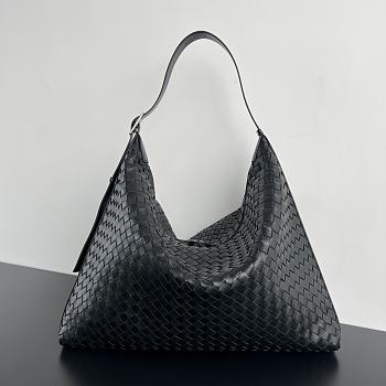 Kitlife Bottega Veneta Large Traveler Bag Black 806976 58x46x10cm