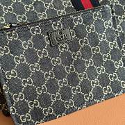 Kitlife Gucci Giglio Large Tote Bag Blue & White GG Canvas 853971 60x47x16cm - 3