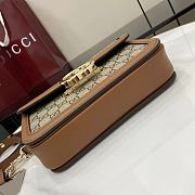 Kitlife Gucci Go Shoulder Bag Brown GG Canvas 826761 21.5x14x9cm - 4