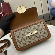 Kitlife Gucci Go Shoulder Bag Brown GG Canvas 826761 21.5x14x9cm - 3