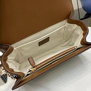 Kitlife Gucci Go Shoulder Bag Brown GG Canvas 826761 21.5x14x9cm - 2