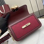 Kitlife Gucci Go Shoulder Bag Red GG Canvas 826761 21.5x14x9cm - 4