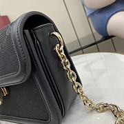 Kitlife Gucci Go Shoulder Bag Black GG Canvas 826761 21.5x14x9cm - 4