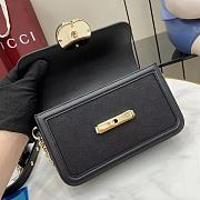 Kitlife Gucci Go Shoulder Bag Black GG Canvas 826761 21.5x14x9cm - 3
