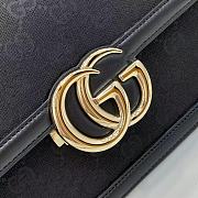 Kitlife Gucci Go Shoulder Bag Black GG Canvas 826761 21.5x14x9cm - 2