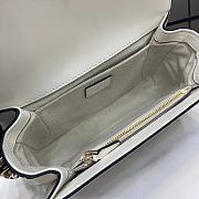 Kitlife Gucci Go Shoulder Bag White GG Canvas 826761 21.5x14x9cm - 5