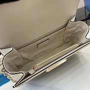 Kitlife Gucci Go Shoulder Bag White & Beige GG Canvas 826761 21.5x14x9cm - 4