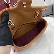 Kitlife Gucci GG Marmont Shoulder Bag Brown 826761 21.5x14x9cm  - 4