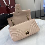 Kitlife Gucci GG Marmont Shoulder Bag Light Pink 826761 21.5x14x9cm - 6