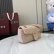 Kitlife Gucci GG Marmont Shoulder Bag Light Pink 826761 21.5x14x9cm - 5