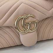 Kitlife Gucci GG Marmont Shoulder Bag Light Pink 826761 21.5x14x9cm - 2