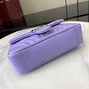 Kitlife Gucci GG Marmont Shoulder Bag Purple 826761 21.5x14x9cm - 6