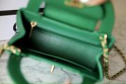 Kitlife Chanel 25C Kelly Handle Bag Dark Green AS4416 13x19x7cm - 5