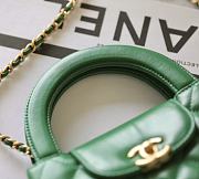 Kitlife Chanel 25C Kelly Handle Bag Dark Green AS4416 13x19x7cm - 4