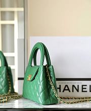 Kitlife Chanel 25C Kelly Handle Bag Dark Green AS4416 13x19x7cm - 2
