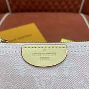 Kitlife Louis Vuitton Key Pouch Pink Monogram Denim M13208 12x7x1.5cm - 5