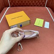 Kitlife Louis Vuitton Key Pouch Pink Monogram Denim M13208 12x7x1.5cm - 4