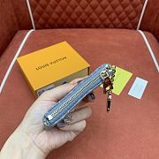Kitlife Louis Vuitton Key Pouch Grey Monogram Denim M13208 12x7x1.5cm - 6
