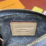 Kitlife Louis Vuitton Key Pouch Grey Monogram Denim M13208 12x7x1.5cm - 5