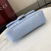 Kitlife Gucci GG Marmont Shoulder Bag Light Blue 826761 21.5x14x9cm - 5