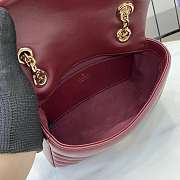 Kitlife Gucci GG Marmont Shoulder Bag Burgundy 826761 21.5x14x9cm - 3