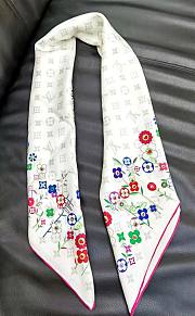 Kitlife Louis Vuitton x TM Monogram Superflat Flowers Scarf 90x90cm - 2