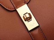 Kitlife C­eli­ne Small Classique 16 Bag Smooth Calfskin Shoulder Bag Brown 197983 23x19x10.5cm - 2