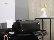 Kitlife C­eli­ne Small Classique 16 Bag Smooth Calfskin Shoulder Bag Black 197983 23x19x10.5cm - 6