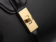 Kitlife C­eli­ne Small Classique 16 Bag Smooth Calfskin Shoulder Bag Black 197983 23x19x10.5cm - 3