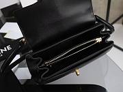 Kitlife C­eli­ne Small Classique 16 Bag Smooth Calfskin Shoulder Bag Black 197983 23x19x10.5cm - 2