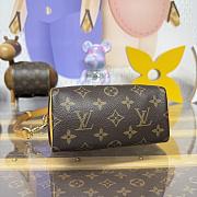 Kitlife Louis Vuitton Nano Speedy Bag Brown Monogram Canvas M81085 16x10x7.5cm - 6