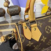 Kitlife Louis Vuitton Nano Speedy Bag Brown Monogram Canvas M81085 16x10x7.5cm - 2
