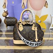 Kitlife Louis Vuitton Nano Alma Bag Brown Monogram Canvas M14339 18x12x8cm - 2