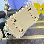 Kitlife Louis Vuitton Nano Alma Bag White & Beige Monogram Canvas M14339 18x12x8cm - 6