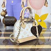 Kitlife Louis Vuitton Nano Alma Bag White & Beige Monogram Canvas M14339 18x12x8cm - 4