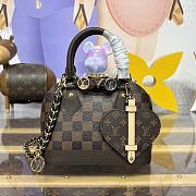 Kitlife Louis Vuitton Nano Alma Bag Brown Damier M14339 18x12x8cm - 1