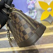 Kitlife Louis Vuitton Nano Alma Bag Brown Damier M14339 18x12x8cm - 3